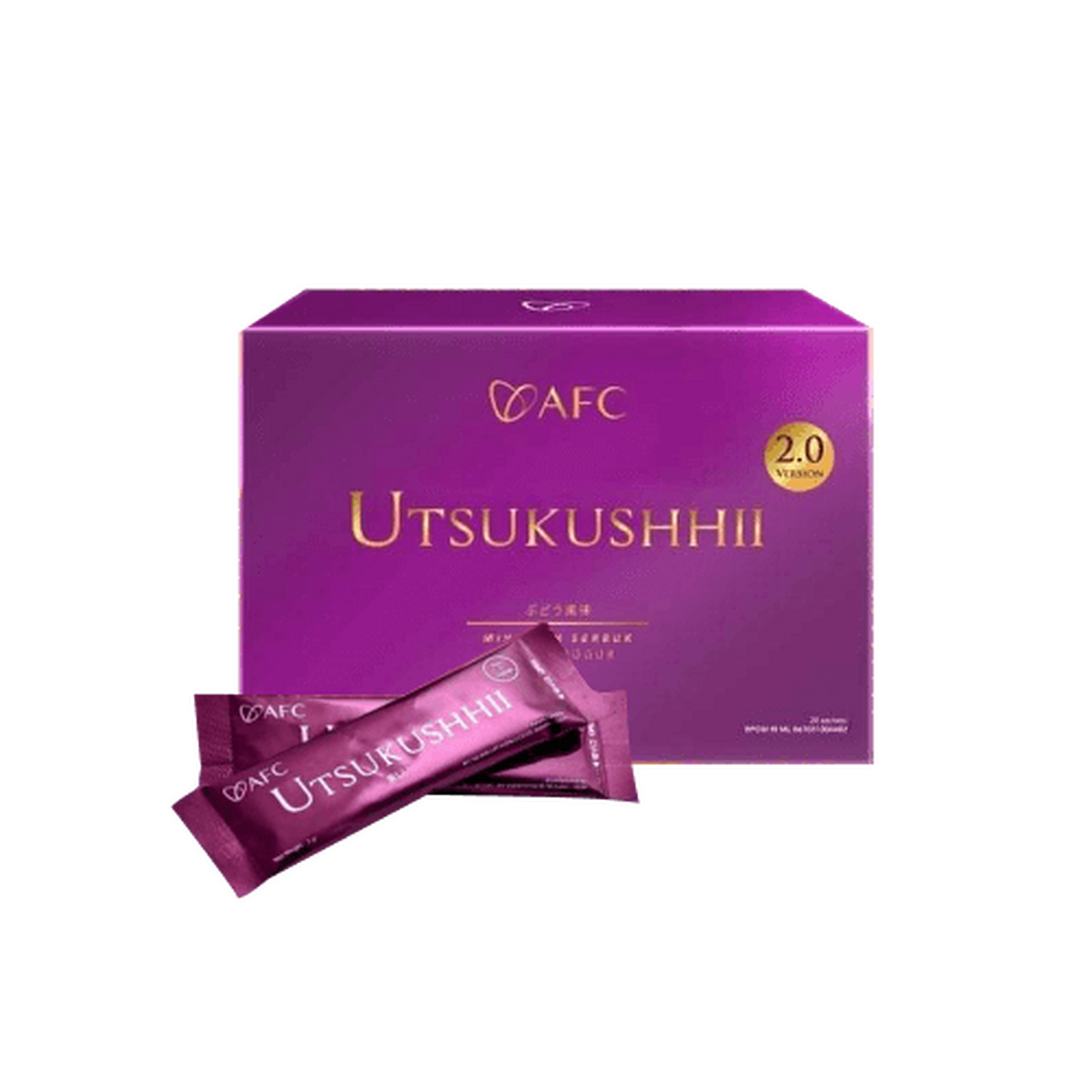 AFC UTSUKUSHHII 盒裝與獨立包裝